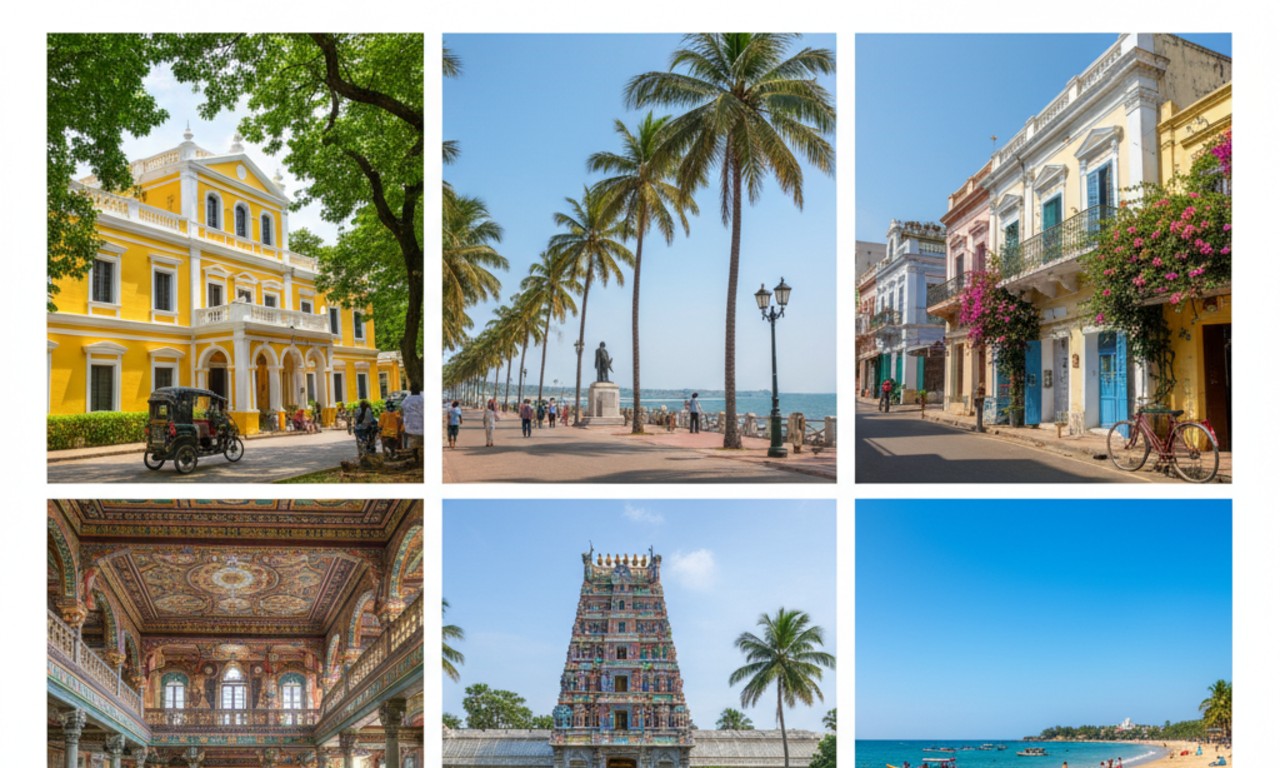 Places to Visit in Pondicherry – Best Beaches, Cafes, and French Quarters (2025 Guide)
